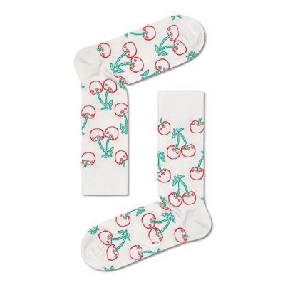 чорапи,мъжки,чорапи,happy,socks,cherry,1,2,crew,long,socks,multicolor,(white)