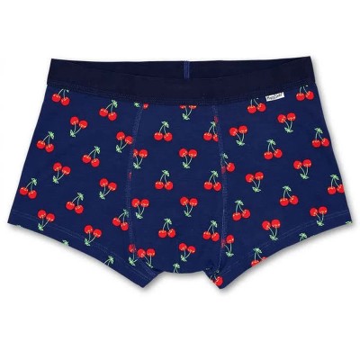 чорапи,мъжко,бельо,happy,socks,cherry,boxers,red,blue,(blue)