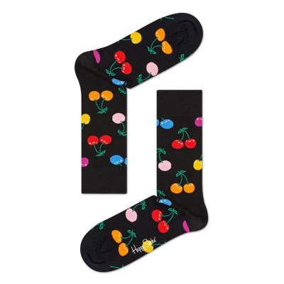 чорапи,мъжки,чорапи,happy,socks,cherry,blossom,long,socks,multicolor,(black)