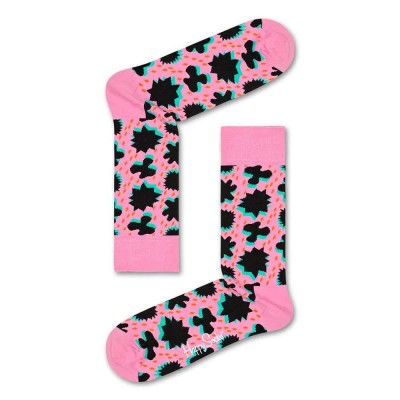 чорапи,мъжки,чорапи,happy,socks,comic,relief,long,socks,multicolor,(pink)