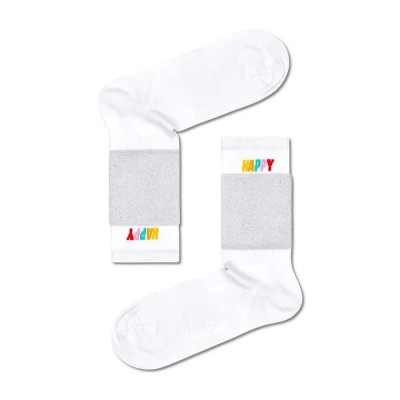 чорапи,мъжки,чорапи,happy,socks,cuff,3,4,crew,long,socks,multicolor,(white)