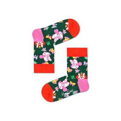 чорапи,детски,чорапи,happy,socks,disney,happy,minnie,socks,multicolor,(green)