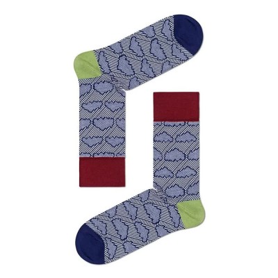 чорапи,мъжки,чорапи,happy,socks,dressed,cloud,crew,long,socks,multicolor,(grey)