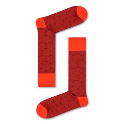 чорапи,мъжки,чорапи,happy,socks,dressed,cocktail,long,socks,multicolor,(red)