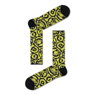 чорапи,мъжки,чорапи,happy,socks,dressed,kai,yellow,and,black,long,socks,multicolor,(green)