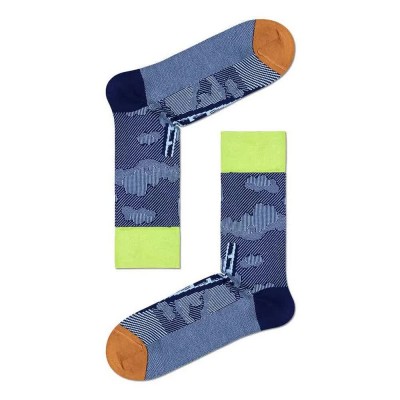 чорапи,мъжки,чорапи,happy,socks,dressed,ladder,crew,blue,and,green,long,socks,multicolor,(blue)