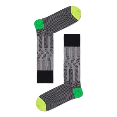 чорапи,мъжки,чорапи,happy,socks,dressed,legs,black,and,green,long,socks,multicolor,(grey)