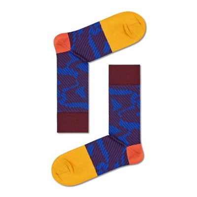 чорапи,мъжки,чорапи,happy,socks,dressed,tech,maroon,long,socks,multicolor,(blue)