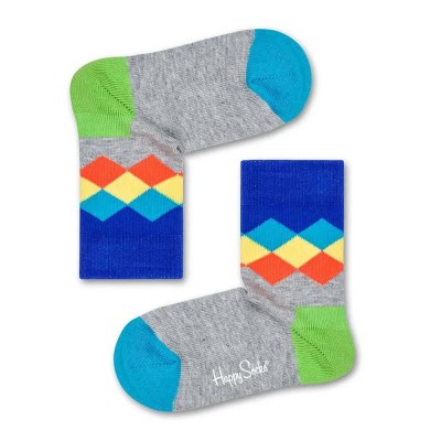 чорапи,детски,чорапи,happy,socks,faded,diamond,socks,multicolor,(grey)