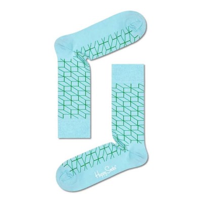 чорапи,мъжки,чорапи,happy,socks,filled,optic,long,socks,multicolor,(blue)