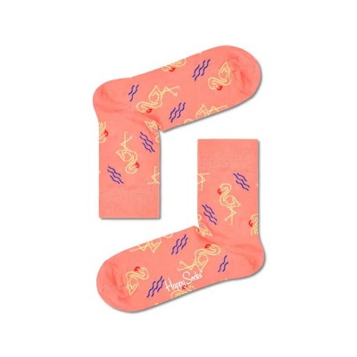 чорапи,мъжки,чорапи,happy,socks,flamingo,1,2,crew,long,socks,multicolor,(pink)