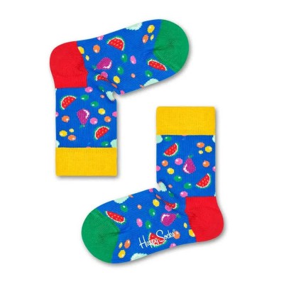 чорапи,детски,чорапи,happy,socks,fruit,salad,socks,multicolor,(blue)