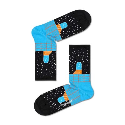 чорапи,мъжки,чорапи,happy,socks,future,unknown,3,4,crew,long,socks,multicolor,(blue,black)