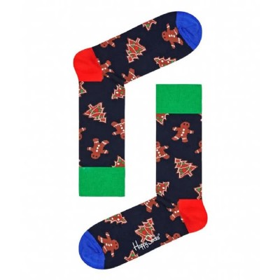 чорапи,мъжки,чорапи,happy,socks,gingerbread,cookies,size,41,46,long,socks,multicolor,(blue)