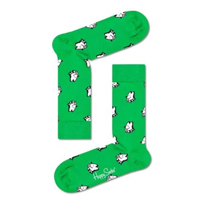 чорапи,мъжки,чорапи,happy,socks,green,dog,long,socks,multicolor,(green)