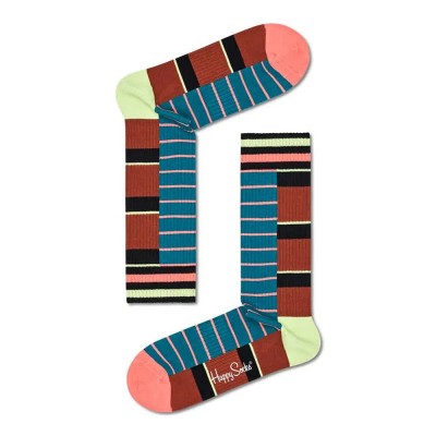 чорапи,мъжки,чорапи,happy,socks,half,thin,crew,long,socks,multicolor