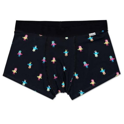 чорапи,мъжко,бельо,happy,socks,hula,boxers,multicolor,(black)