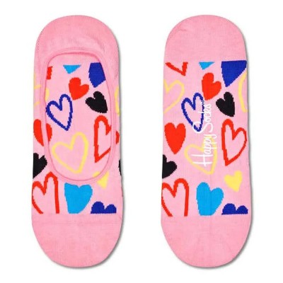 чорапи,мъжки,чорапи,happy,socks,i,heart,u,liner,socks,pink,(multicolor)