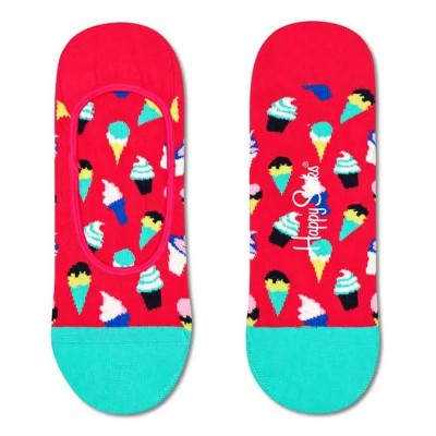 чорапи,мъжки,чорапи,happy,socks,ice,cream,liner,long,socks,multicolor,(red)