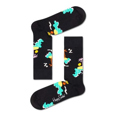 чорапи,мъжки,чорапи,happy,socks,island,in,the,sun,long,socks,multicolor,(black)