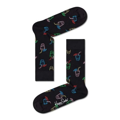 чорапи,мъжки,чорапи,happy,socks,lemonade,long,socks,multicolor,(black)