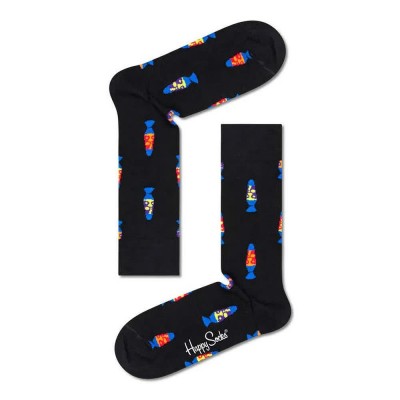 чорапи,мъжки,чорапи,happy,socks,light,me,up,design,lamps,long,socks,multicolor,(black)