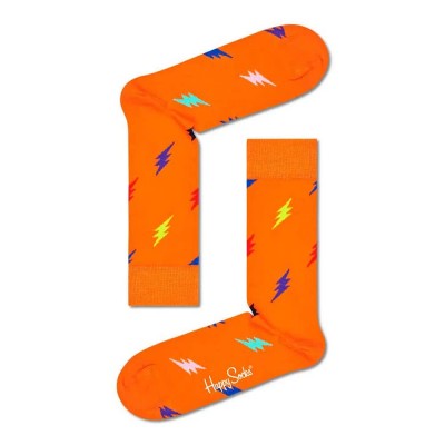 чорапи,мъжки,чорапи,happy,socks,lightning,long,socks,multicolor,(orange)