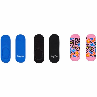 чорапи,мъжки,чорапи,happy,socks,liner,long,socks,3,pairs,black,(multicolor)