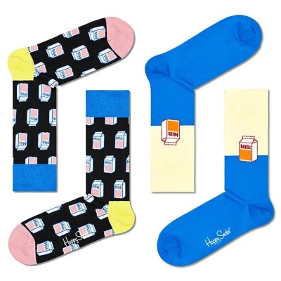 чорапи,мъжки,чорапи,happy,socks,long,socks,2,pairs,black,white,(blue,black)
