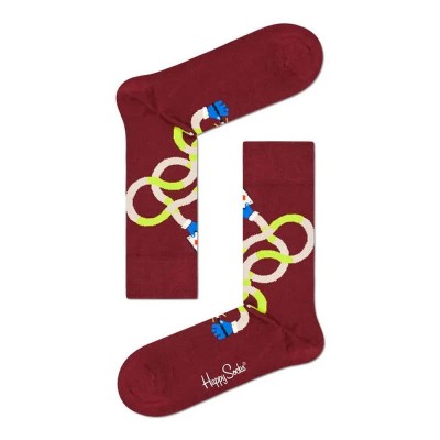 чорапи,мъжки,чорапи,happy,socks,magic,hands,long,socks,multicolor,(red)