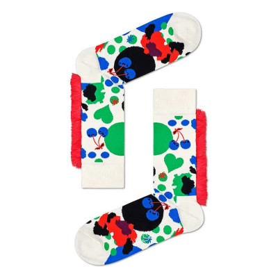 чорапи,мъжки,чорапи,happy,socks,mane,jumbo,dot,long,socks,multicolor,(white)