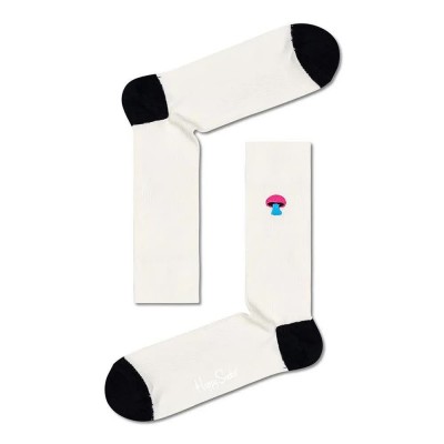 чорапи,мъжки,чорапи,happy,socks,mushroom,embroidery,long,socks,multicolor,(white)