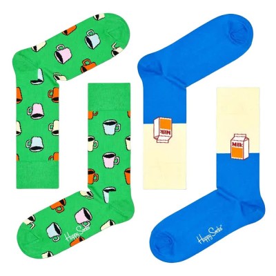 чорапи,мъжки,чорапи,happy,socks,my,cup,of,tea,and,milk,long,socks,2,pairs,multicolor,(blue)