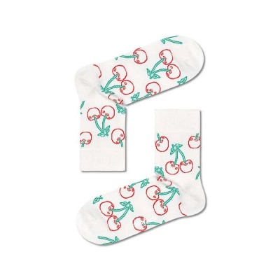 чорапи,мъжки,чорапи,happy,socks,outline,cherry,1,2,crew,long,socks,multicolor,(white)