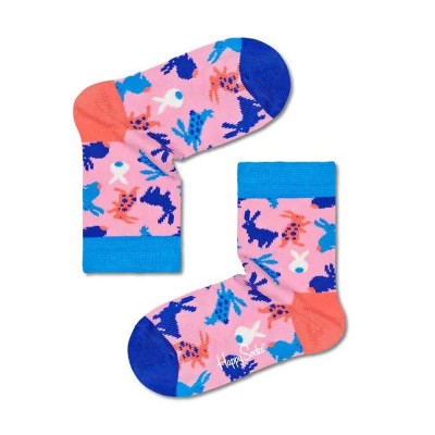 чорапи,детски,чорапи,happy,socks,pink,bunny,socks,pink,(multicolor)