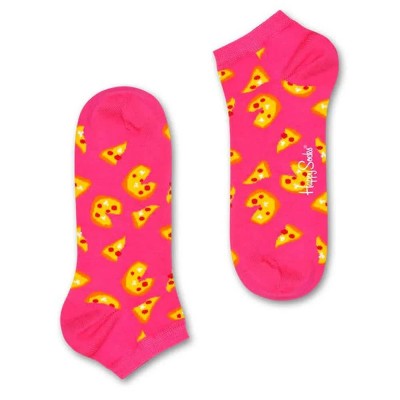 чорапи,мъжки,чорапи,happy,socks,pizza,low,socks,pink,(multicolor)