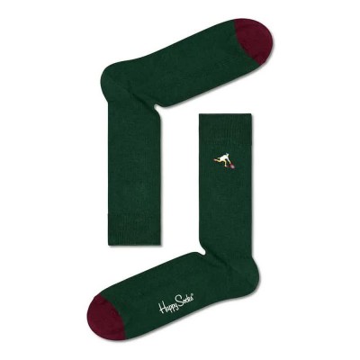 чорапи,мъжки,чорапи,happy,socks,ribbed,embroidery,game,set,long,socks,multicolor,(green)