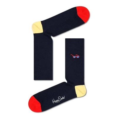 чорапи,мъжки,чорапи,happy,socks,ribbed,embroidery,sunny,days,long,socks,multicolor,(blue)