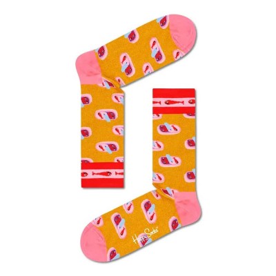 чорапи,мъжки,чорапи,happy,socks,sardines,in,a,tin,long,socks,multicolor,(yellow)