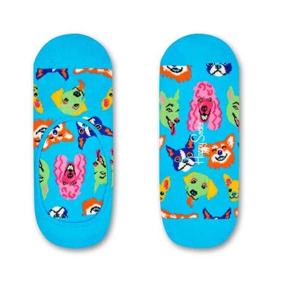 чорапи,мъжки,чорапи,happy,socks,short,funny,dog,liner,socks,blue,(multicolor)