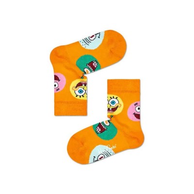 чорапи,детски,чорапи,happy,socks,sponge,bob,circle,of,friends,socks,multicolor,(orange)