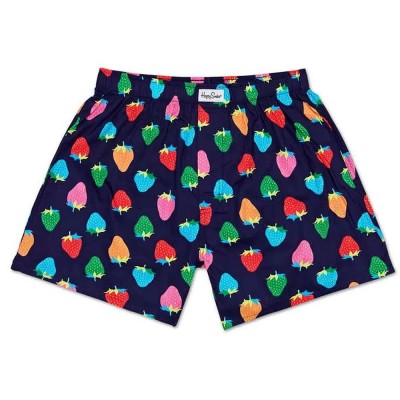 чорапи,мъжко,бельо,happy,socks,strawberry,boxers,blue,multicolor,(blue)