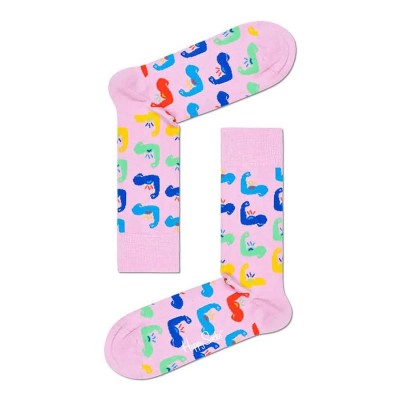 чорапи,мъжки,чорапи,happy,socks,strong,long,socks,multicolor,(pink)