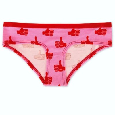 чорапи,дамско,бельо,дамски,бикини,и,танкини,happy,socks,thumbs,up,hipster,panties,multicolor,(pink)