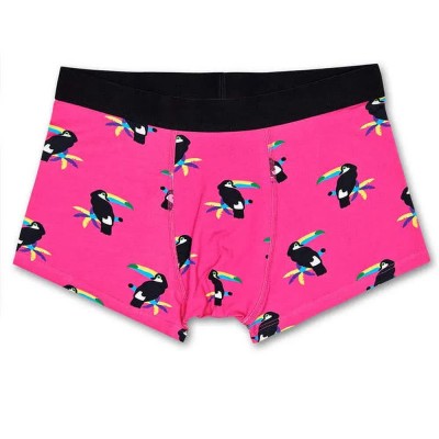 чорапи,мъжко,бельо,happy,socks,toucan,boxers,multicolor,(pink)