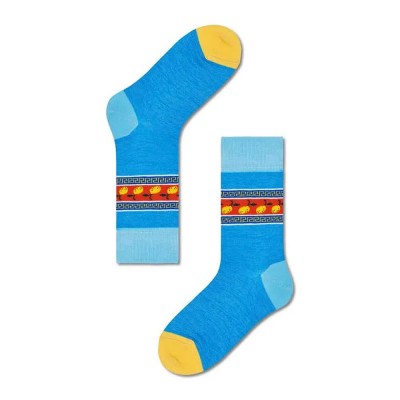 чорапи,мъжки,чорапи,happy,socks,zoe,crew,long,socks,multicolor,(blue)