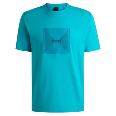 тениска,мъжки,тениски,дамски,тениски,boss,logo,rib,01,short,sleeve,t,shirt,blue,(light,pastel,blue,450)