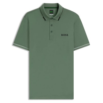 мъжки,блузи,с,яка,boss,paul,pro,10258089,short,sleeve,polo,open,green,358,(green)