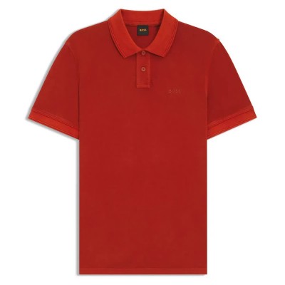 мъжки,блузи,с,яка,boss,prime,short,sleeve,polo,open,orange,842,(red)