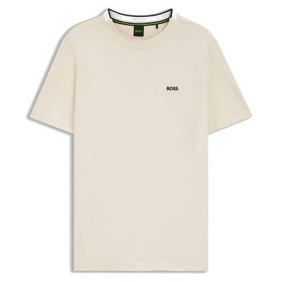 тениска,мъжки,тениски,boss,taddy,10266738,short,sleeve,t,shirt,open,white,133,(beige)